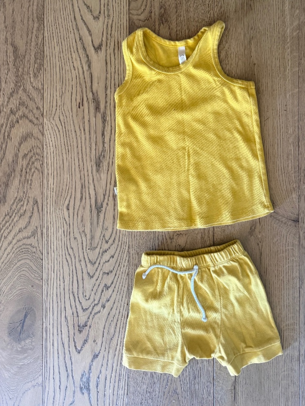 Childhoods Clothing Jogger Set Lot Toddler Size 3t Bundle Yellow Top Shorts